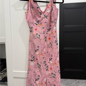 Gianni Bini Pink Floral Midi Dress